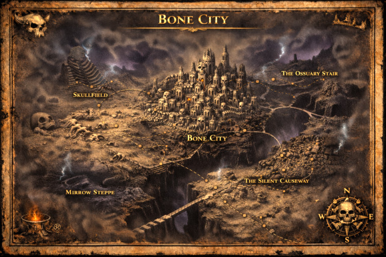 Map of the Bone City