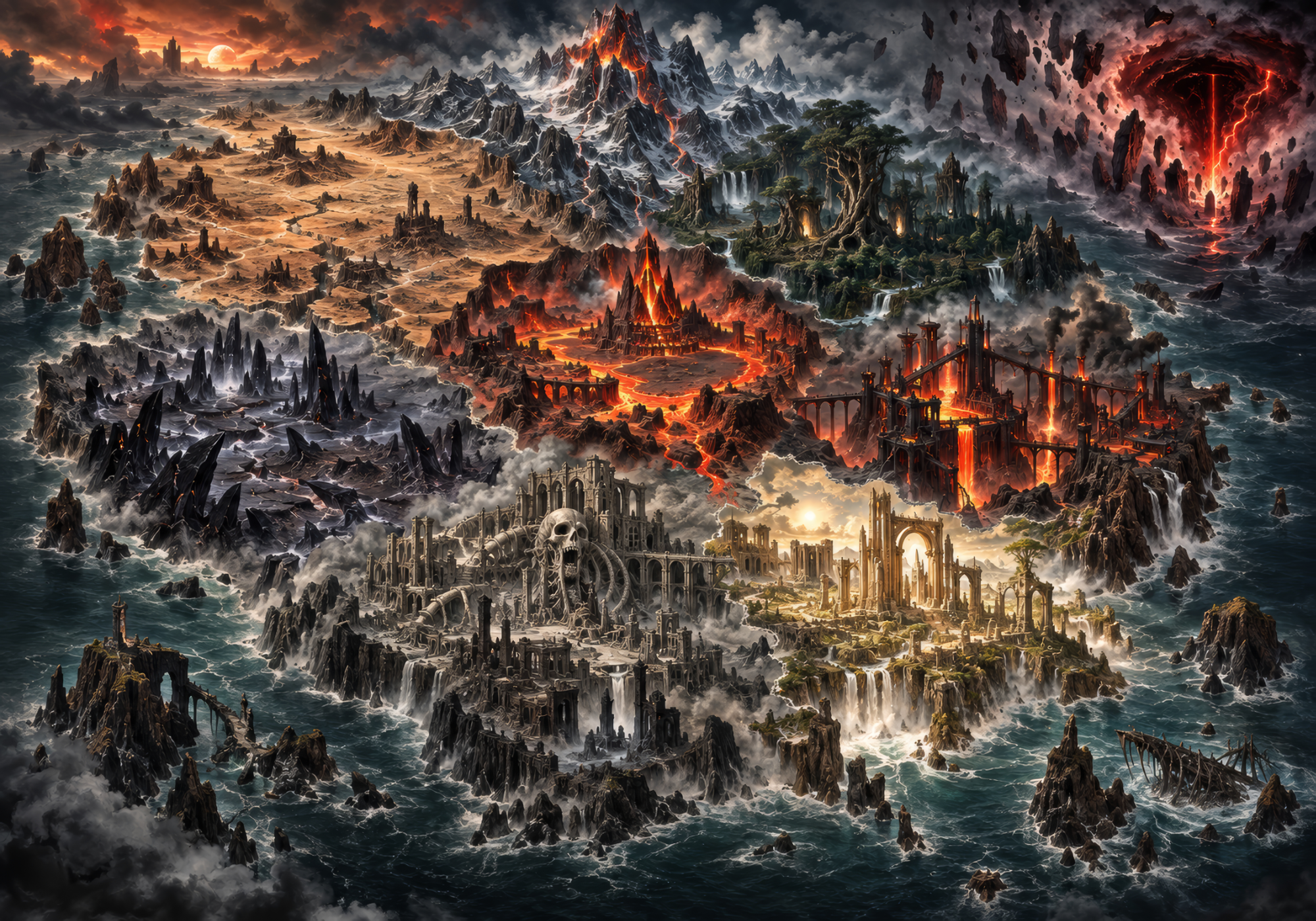 Map of the Ashen Realms