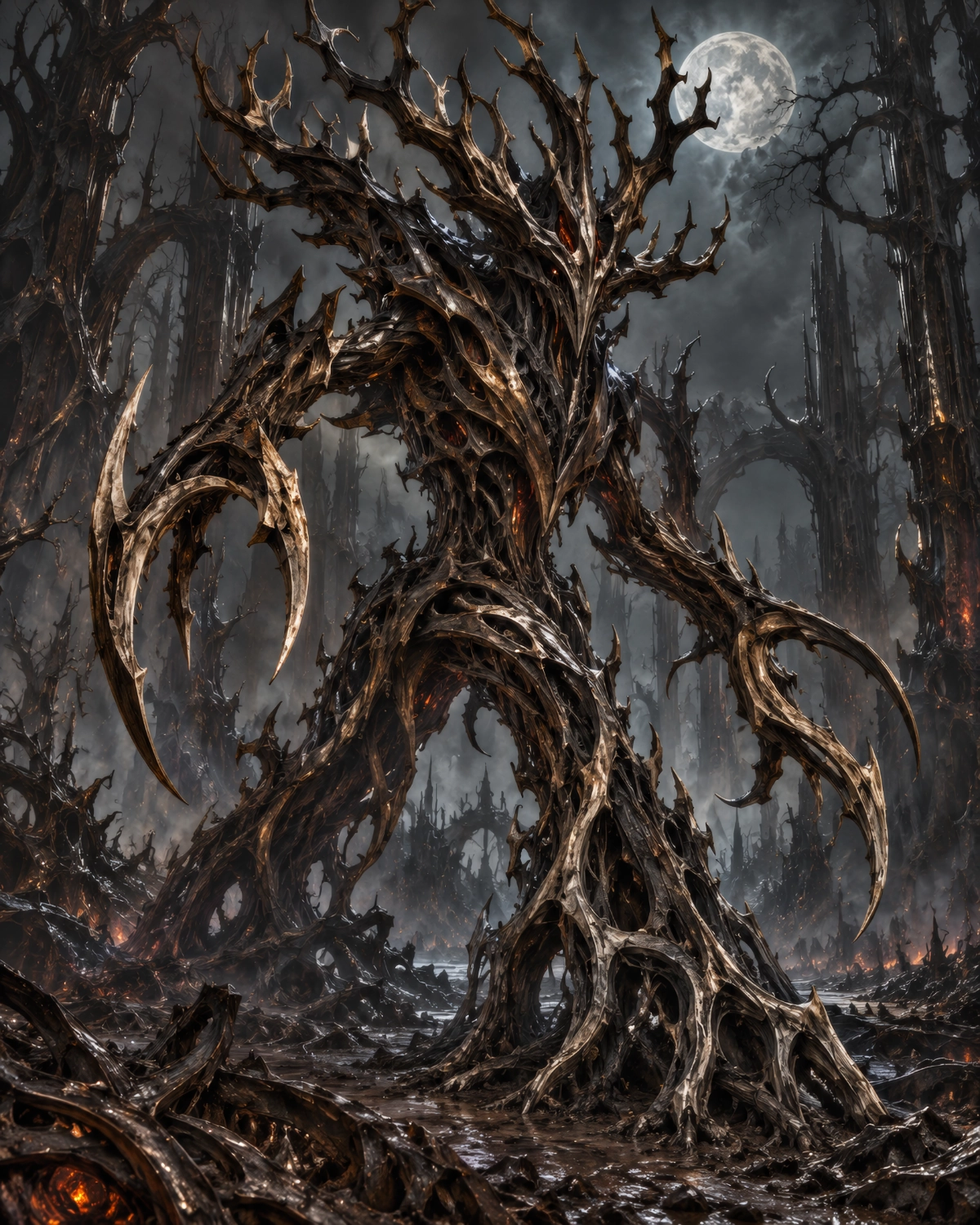 Living Metal Tree