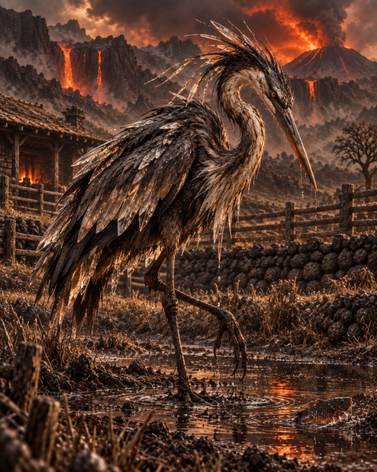 Glassfeather Heron